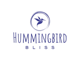 Hummingbird Bliss logo design by cikiyunn