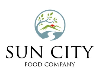 Sun City Food Company logo design by jetzu