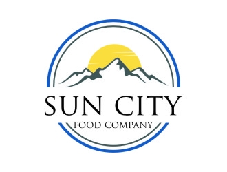 Sun City Food Company logo design by jetzu