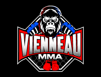 Vienneau MMA logo design by Ultimatum