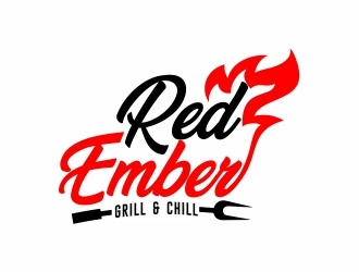 Red Ember logo design by MonkDesign
