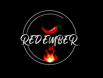 Red Ember logo design by 3Dlogos