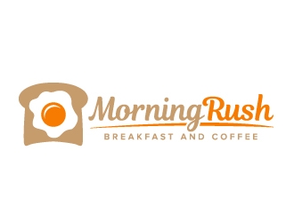 Morning Rush- breakfast and coffee logo design by jaize