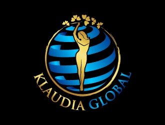 Klaudia Global logo design by mewlana