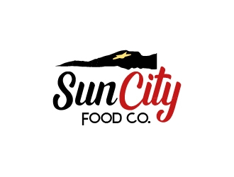 Sun City Food Company logo design by BeezlyDesigns