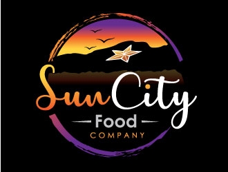 Sun City Food Company logo design by REDCROW