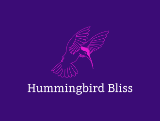 Hummingbird Bliss logo design by N3V4