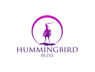 Hummingbird Bliss logo design by Akisaputra