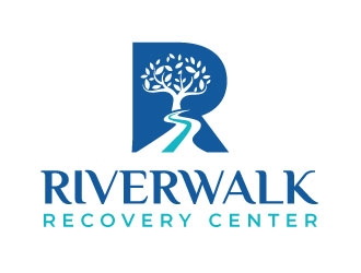 Riverwalk Recovery Center logo design by MonkDesign