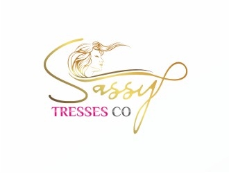 Sassy Tresses Co. logo design by Ulid