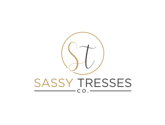 Sassy Tresses Co. logo design by bricton