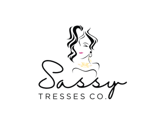 Sassy Tresses Co. logo design by mbamboex