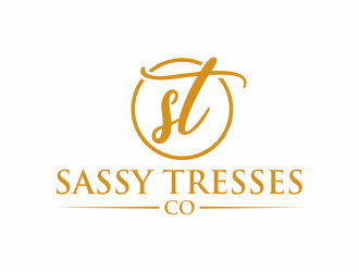 Sassy Tresses Co. logo design by hopee