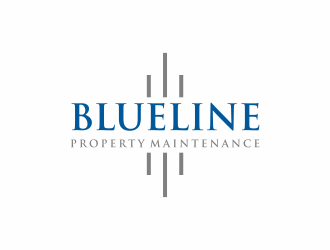 Blueline Property Maintenance  logo design by menanagan