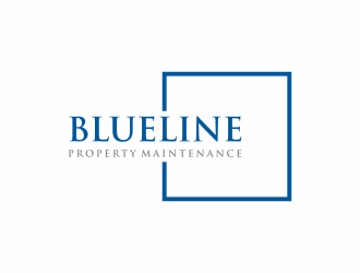 Blueline Property Maintenance  logo design by menanagan