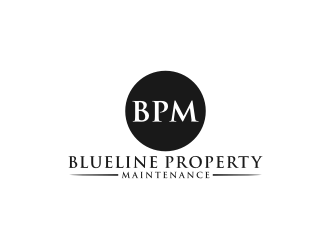 Blueline Property Maintenance  logo design by bricton