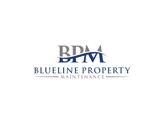 Blueline Property Maintenance  logo design by bricton