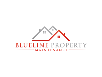 Blueline Property Maintenance  logo design by bricton