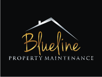 Blueline Property Maintenance  logo design by bricton