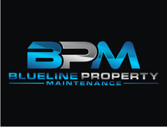Blueline Property Maintenance  logo design by bricton