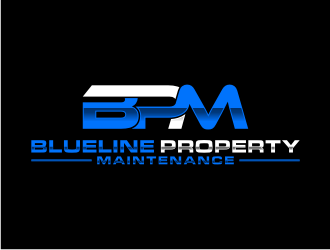 Blueline Property Maintenance  logo design by johana