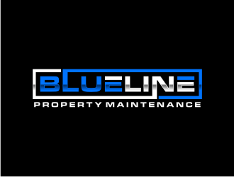 Blueline Property Maintenance  logo design by johana