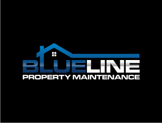 Blueline Property Maintenance  logo design by hopee