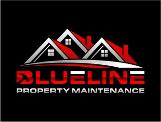 Blueline Property Maintenance  logo design by cintoko