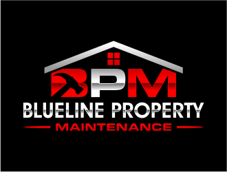 Blueline Property Maintenance  logo design by cintoko