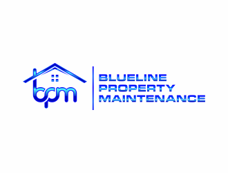 Blueline Property Maintenance  logo design by scolessi