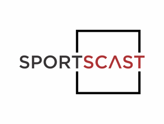 SportsCast logo design by hopee