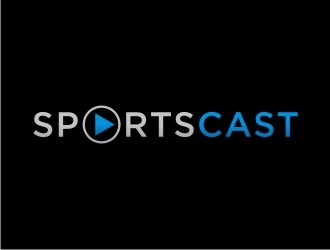 SportsCast logo design by sabyan
