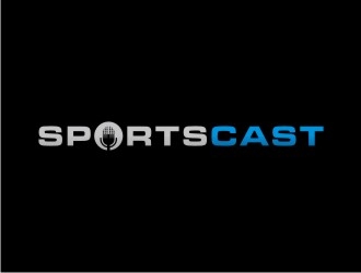 SportsCast logo design by sabyan