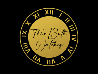 Thir13nth Watches logo design by akhi