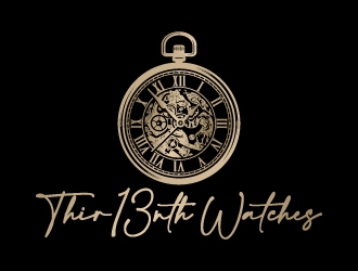 Thir13nth Watches logo design by jaize