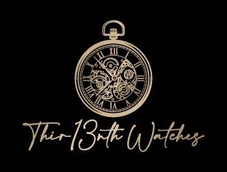 Thir13nth Watches logo design by jaize