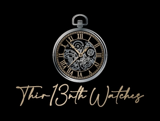 Thir13nth Watches logo design by jaize