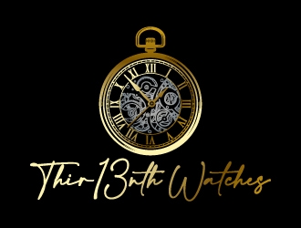 Thir13nth Watches logo design by jaize