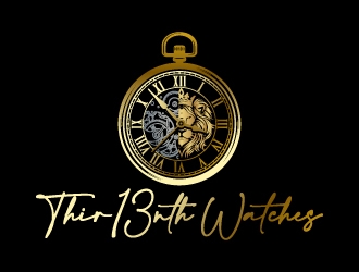 Thir13nth Watches logo design by jaize