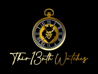 Thir13nth Watches logo design by jaize