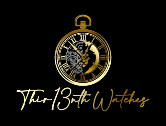 Thir13nth Watches logo design by jaize