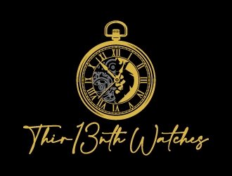 Thir13nth Watches logo design by jaize