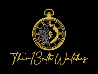 Thir13nth Watches logo design by jaize