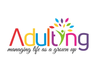 Adulting logo design by cikiyunn