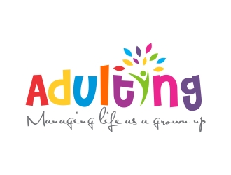 Adulting logo design by cikiyunn