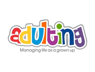 Adulting logo design by cikiyunn