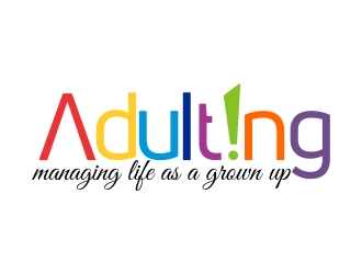 Adulting logo design by cikiyunn