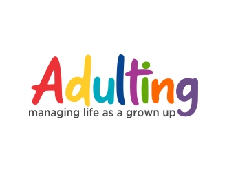 Adulting logo design by cikiyunn