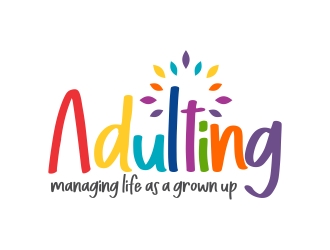 Adulting logo design by cikiyunn