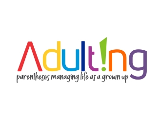 Adulting logo design by cikiyunn